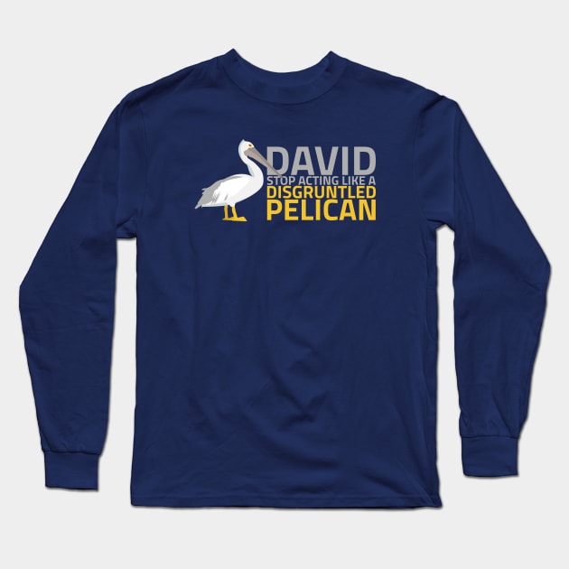Disgruntled Pelican Long Sleeve T-Shirt by jkwatson5